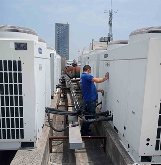 正定中央空调制热和不制冷系统维修方法